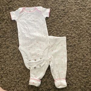 Carters Just One Year matching Valentine’s Day outfit